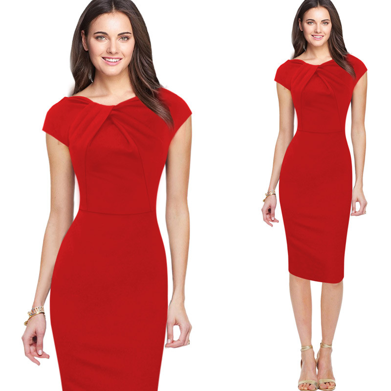 Vfemage-Womens-Asymmetric-Neckline-Elegant-Ruched-Twist-Cap-Sleeve-Slim-Wear-to-Work-Business-Casual-32610664062