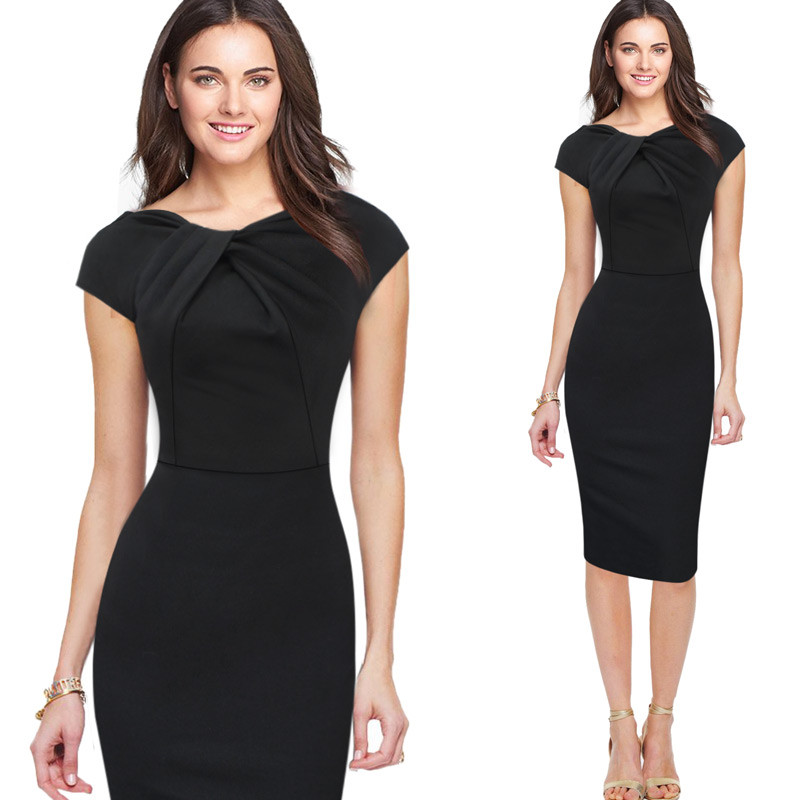 Vfemage-Womens-Asymmetric-Neckline-Elegant-Ruched-Twist-Cap-Sleeve-Slim-Wear-to-Work-Business-Casual-32610664062