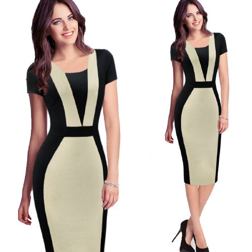 Vfemage-Womens-Elegant-Optical-Illusion-Colorblock-Contrast-Modest-Slim-Work-Business-Casual-Party-S-32610664989