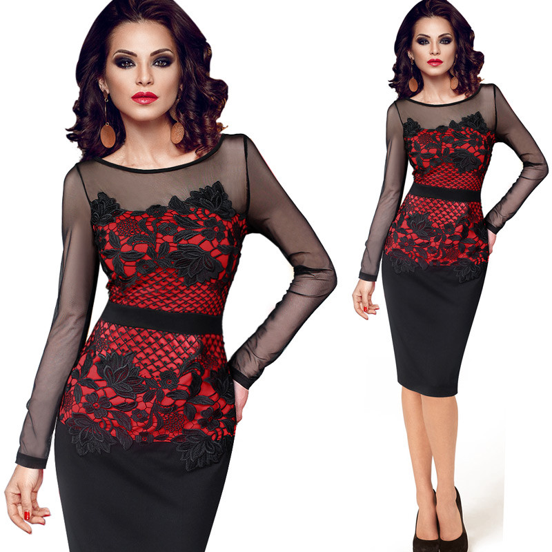 Vfemage-Womens-Elegant-Sexy-See-Through-Crochet-Belted-Patchwork-Party-Evening-Club-Special-Occasion-32729620513