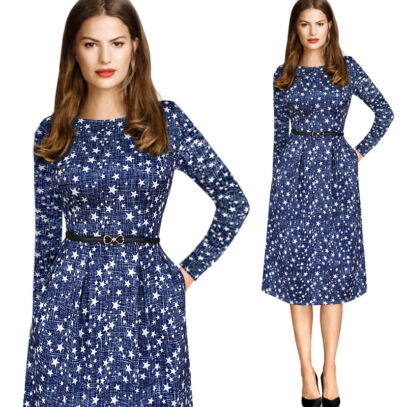 Vfemage-Womens-Elegant-Vintage-Autumn-Winter-Polka-Dot-Belted-Tunic-Pinup-Work-Office-Casual-Party-A-32776029537