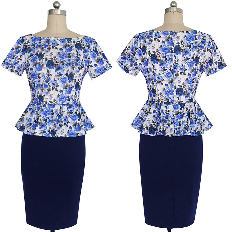 Vfemage-Womens-Elegant-Vintage-Peplum-Flower-Floral-Print-Contrast-Tunic-Slim-Casual-Work-Office-Par-32648905425