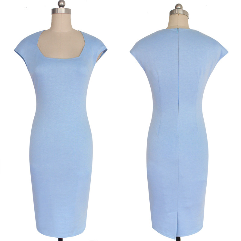Vfemage-Womens-Summer-Elegant-Cap-Sleeve-Slim-Casual-Wear-To-Work-Office-Party-Fitted-Sheath-Bodycon-32649028206