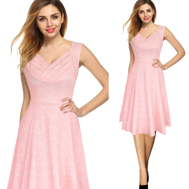Vfemage-Womens-Summer-Elegant-Vintage-Draped-Frill-Polka-Dot-Patchwork-Sleeveless-Casual-Work-Party--32677307296