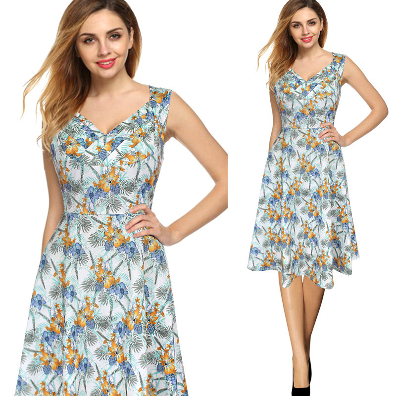 Vfemage-Womens-Summer-Elegant-Vintage-Draped-Frill-Polka-Dot-Patchwork-Sleeveless-Casual-Work-Party--32677307296