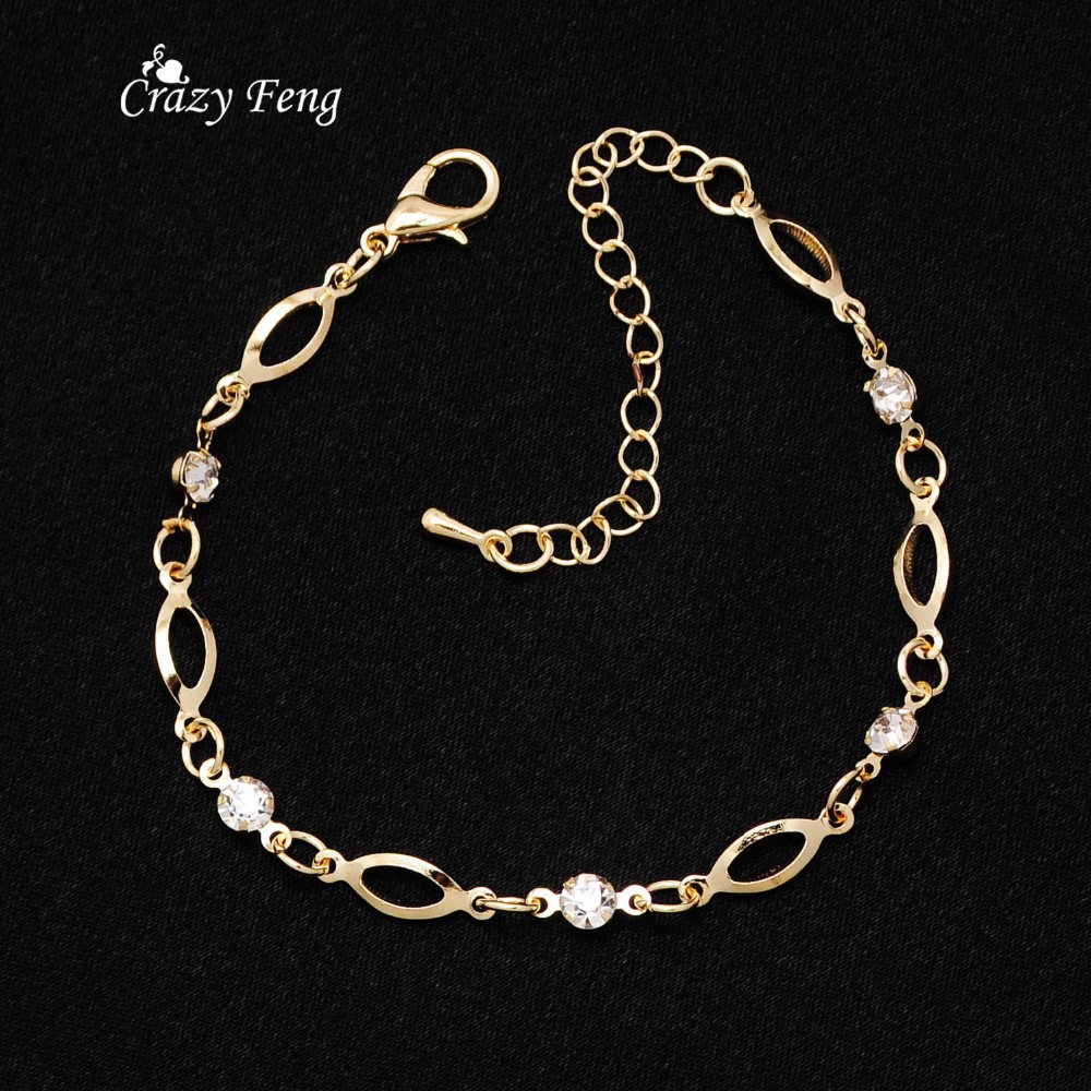 Wholesale--Gold-color-Crystal-friendship-bracelets-bracelets-for-women-gift--Free-Shipping-32441798492