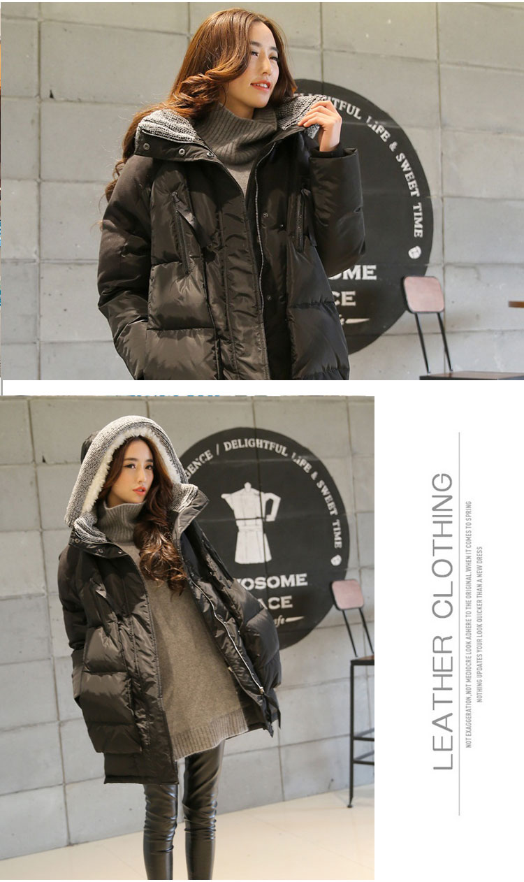 Winter-Duck-Down-Coats-Women-Loose-Medium-long-Hooded-Jacket-Casual-Military-Parkas-Overcoat-Thicken-32260443091