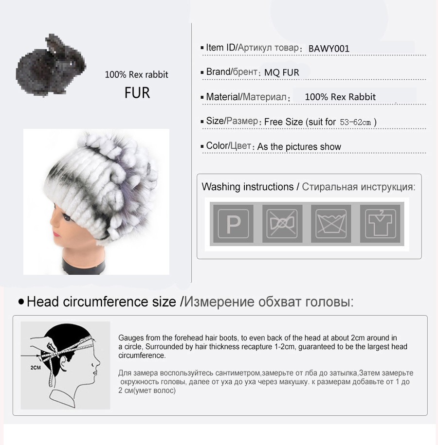 Winter-fur-hat-for-women-real-rex-rabbit-fur-hat-with-silver-fox-fur-flower-knitted-beanies-2017-new-32442364130