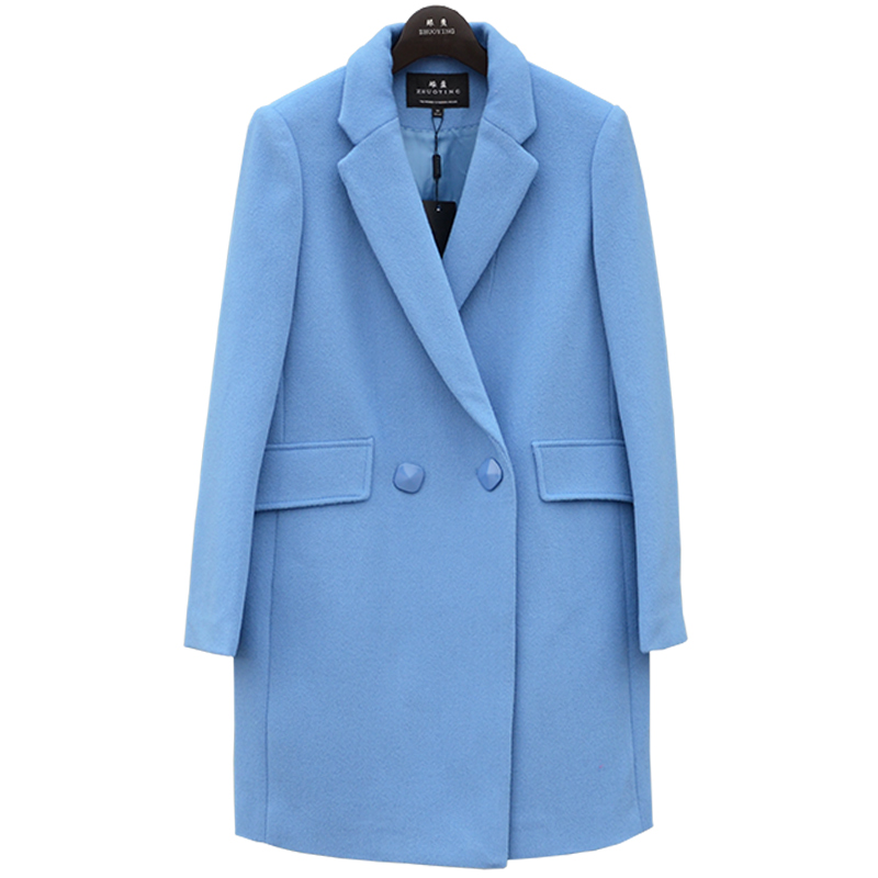 Winter-wool-overcoat-female-medium-long-thickening-woolen-outerwear-suit-free-shipping-32767254349
