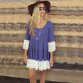 Women-Dress-Comfortable-Dress-Solid-Color-2016-Three-Quarter-Sleeve-Women-Summer-Beach-Dresses-Tunic-32795971586