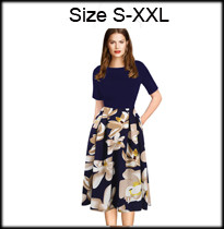 Women-Fall-Winter-Long-Sleeve-Stretchy-Vintage-Floral-Print-Tunic-Slim-Casual-Office-Party-Sheath-Bo-32249547563