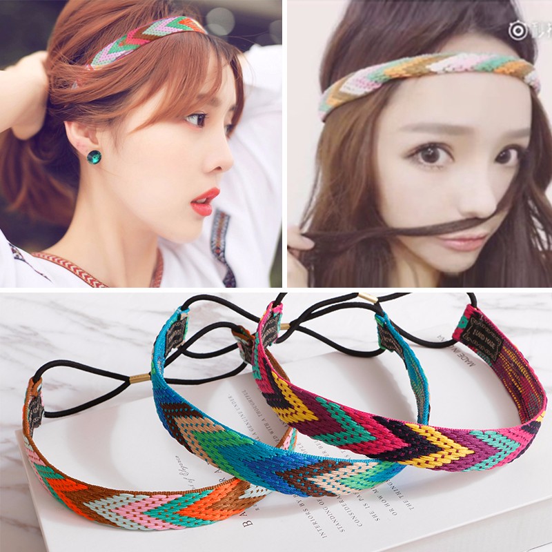 Women-Girls-Wooden-Headband-Retro-Hair-Band-Printing-Flower-Headpiece-Hair-Accessories-Elastic-Turba-32695031131