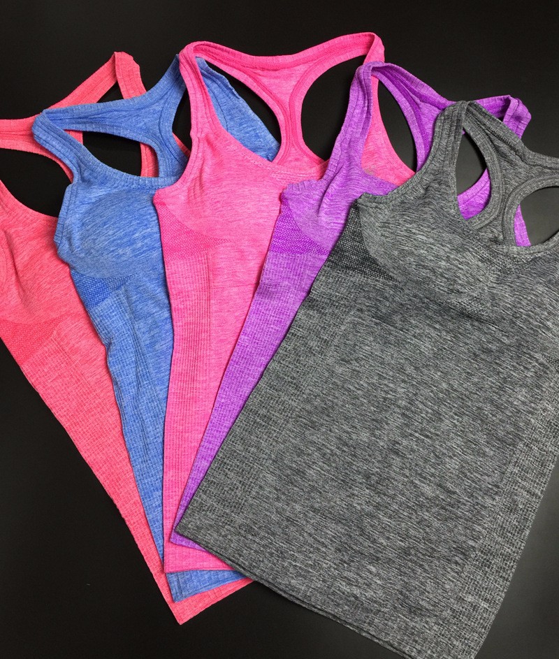 Women-Shirts--Elastic-Breathable--Fitness-Comfortable-Vest-Ladies-Vest-Double-Movement-No-Rims-Tank--32383660904