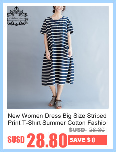 Women-Summer-Dress-Plus-Size-Cotton-Casual-TopsampTees-Black-and-White-Striped-Female-Loose-Fashion--32698237790