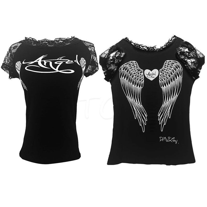 Women-T-shirt-Back-Hollow-Angel-Wings-Tops-Summer-Style-Lace-Short-Sleeve-Tops-Clothing-32799848188
