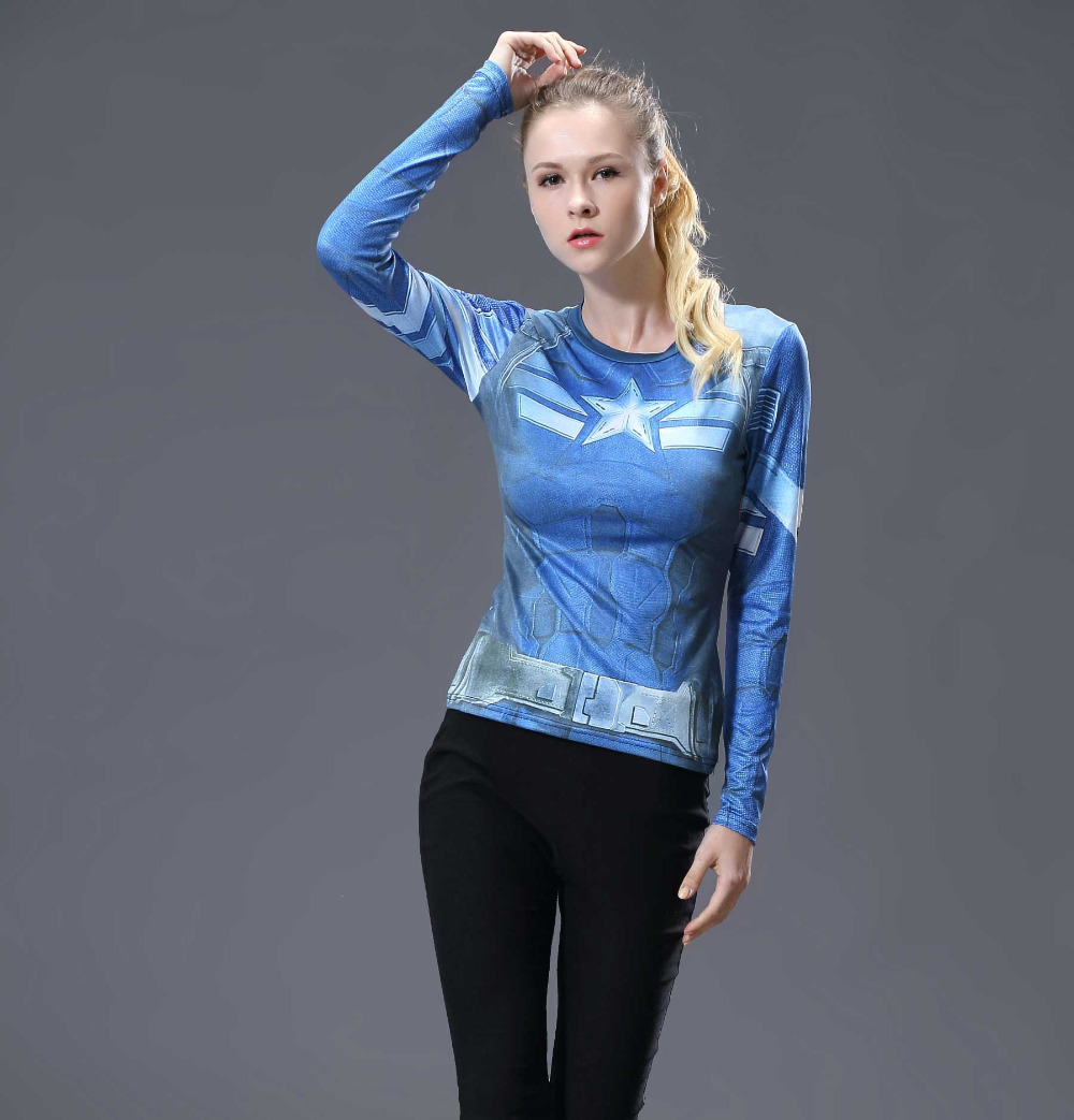 Women-T-shirt-Bodys-Armour-Marvel-costume-supermanbatman-T-Shirt-Long-Sleeve-Girl-Fitness-Tights-Com-32678065741