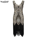 Women-Vintage-Inspired-Shining-Black-Gold-1920s-Beading-Sequin-Art-Deco-Gatsby-Flapper-Dress-Sleevel-32741291402