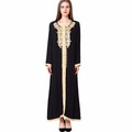 Women-islamic-clothing-Maxi-Long-sleeve-long-Dress-moroccan-Kaftan-embroidery-dress-vintage-abaya-Mu-32692084883
