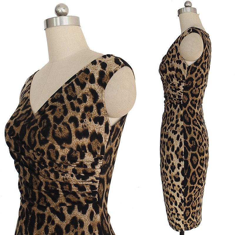 Womens-Elegant-Sexy-Hot-V-Neck-Leopard-Draped-Sleeveless-Tunic-Casual-Party-Club-Clubwear-Pencil-She-32704832907