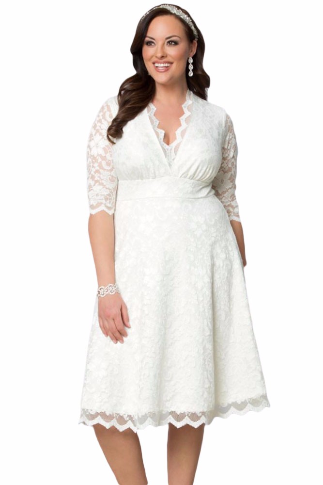 Womens-Lace-Dress-Plus-Size-2017-Sexy-V-Neck-34-Sleeve-Scalloped-Trim-Lace-Midi-Vintage-Dress-LC6132-32785113214