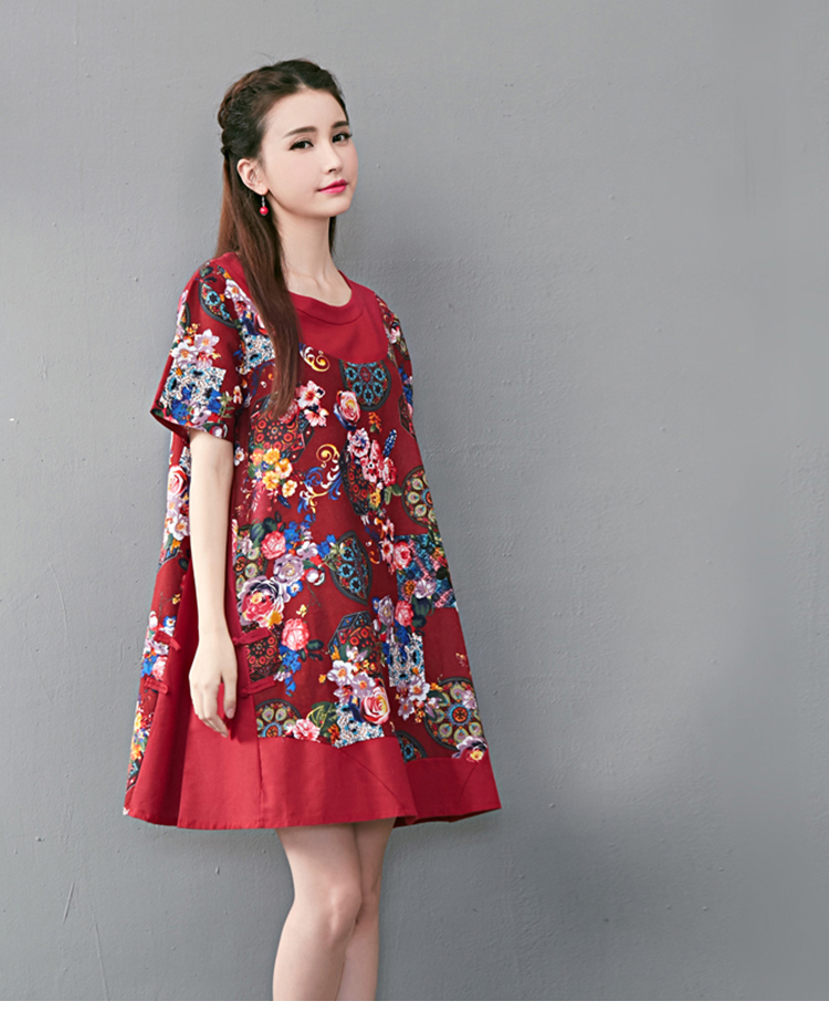 Womens-Summer-Dresses-Floral-Print-Cotton-and-Linen-Dress-O-Neck-Vestidos-Longos-Vintage-Dresses-Siz-32793667857