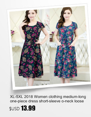 XL-5XL-2018-New-arrival-middle-aged-women-mother-summer-short-sleeved-chiffon-dress-code-40-50-Free--32673222594
