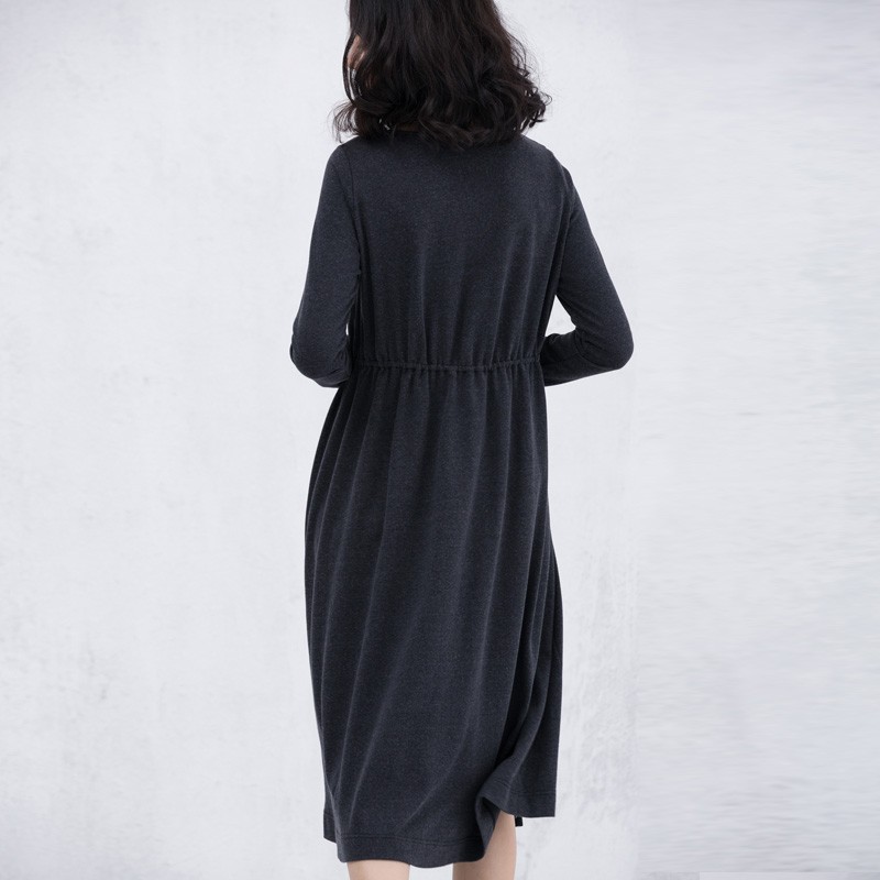 XianRan--Women-Dress-Long-Autumn-Casual-Loose-Dress-Plus-Size-Fold-Long-Sleeve-Knit-Dresses-High-Qua-32424006336