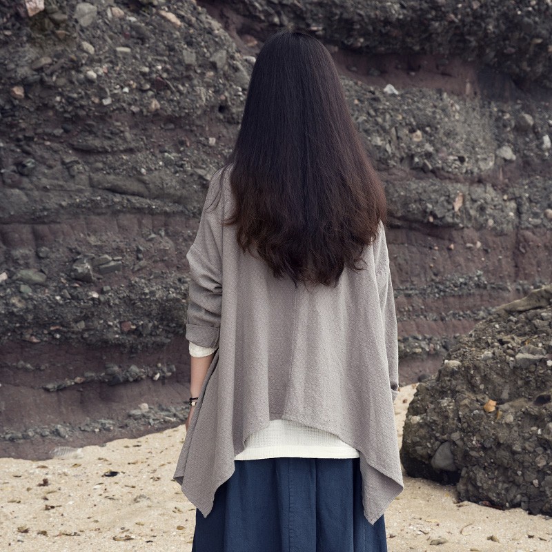 Xianran-Women-Linen-Coat-Irregular-Cotton-Linen-Outwear-High-Quality-Free-Shipping-32378222494