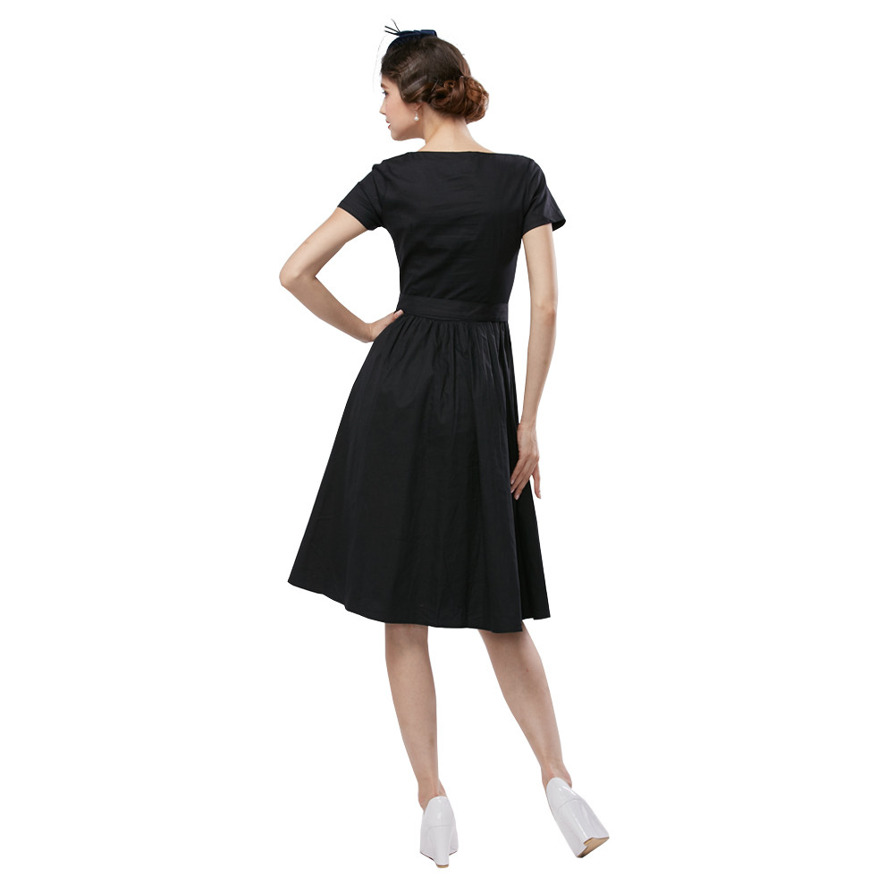 ZAFUL-Brand-3-color-2017-Women-Vintage-Dress-feminino-Vestidos-Audrey-hepburn-50s-Rockabilly-Retro-R-32654540153