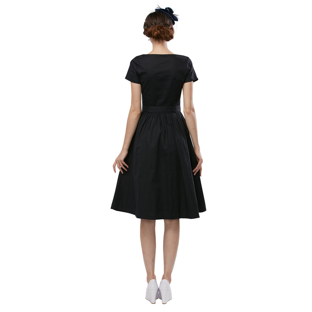 ZAFUL-Brand-3-color-2017-Women-Vintage-Dress-feminino-Vestidos-Audrey-hepburn-50s-Rockabilly-Retro-R-32654540153