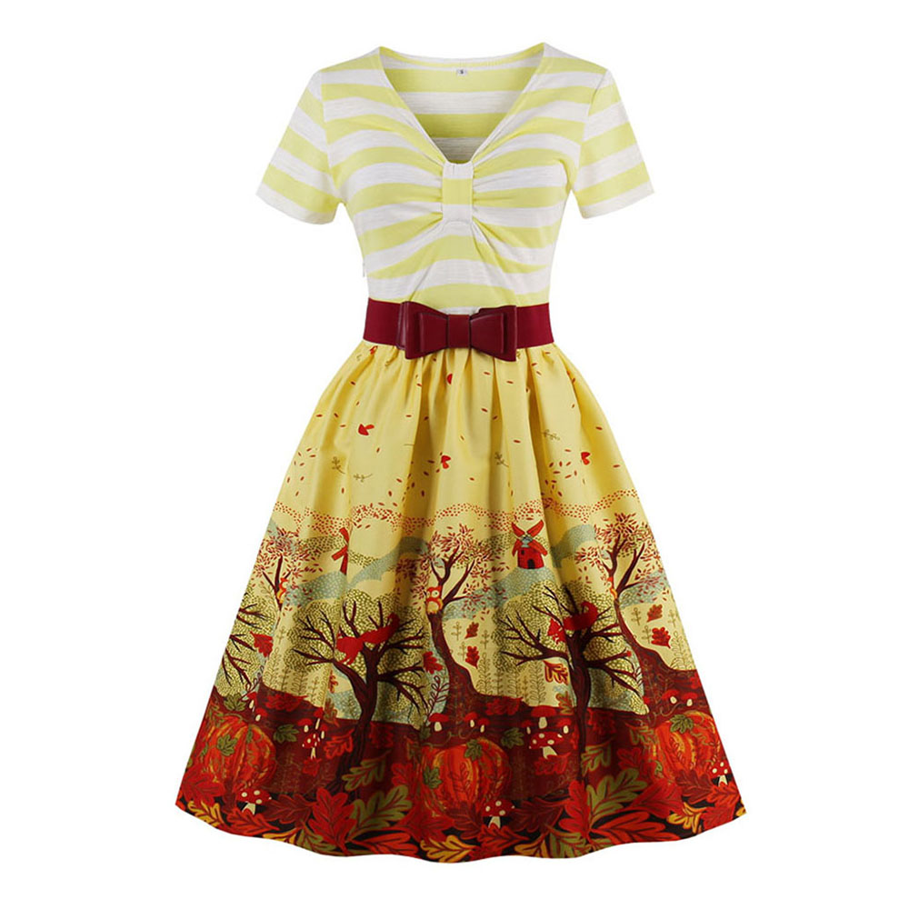 ZAFUL-Brand-Elegant-Women-Floral-50s-Vintage-Dress-Belts-Retro-Plus-Size-S4XL-Chic-Feminino-Vestidos-32792861363