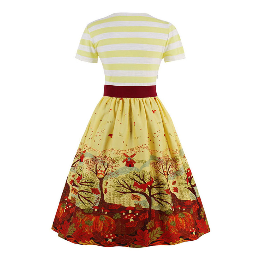 ZAFUL-Brand-Elegant-Women-Floral-50s-Vintage-Dress-Belts-Retro-Plus-Size-S4XL-Chic-Feminino-Vestidos-32792861363