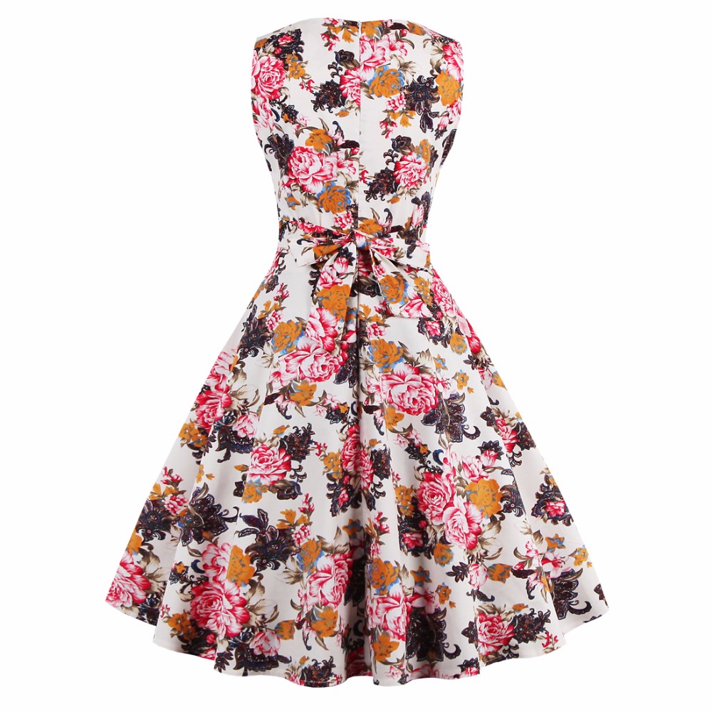 ZAFUL-Plus-Size-4XL-Women-Summer-Vintage-Dress-Elegance-Pattern-Floral-Print-Retro-Dress-Sleeveless--32702233871