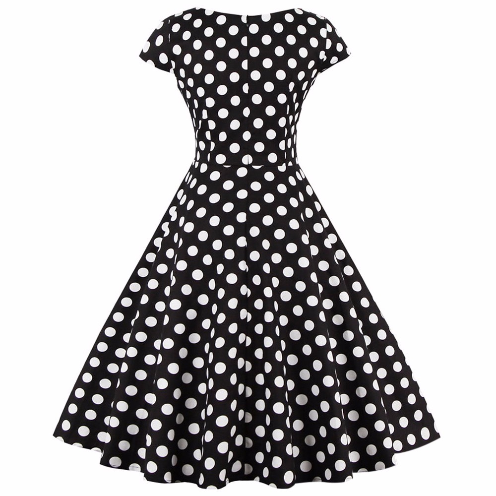 ZAFUL-Plus-Size-S-4XL-Women-Retro-Dress-50s-60s-Vintage-Rockabilly-Swing-feminino-vestidos-V-Neck-Do-32759998682