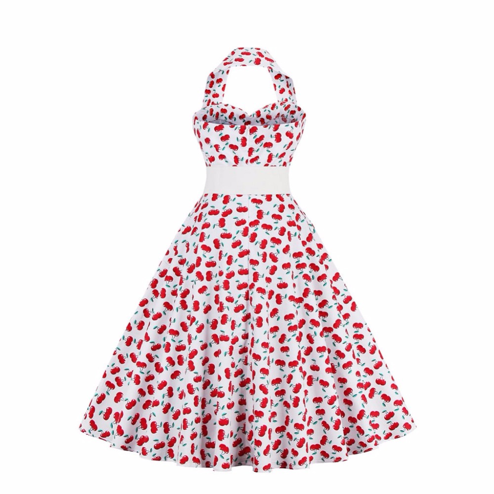 ZAFUL-Woman-Retro-Polka-Dot-Dress-Sexy-Halter-Sleeveless-Backless-Ruffles-4color-L4XL-60s-Vintage-Fe-32757934572