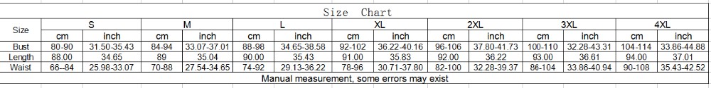 Zaful Size Chart