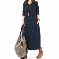 ZANZEA-Autumn-2017-Fashion-Womens-Chiffon-Maxi-Long-Dress-Patchwork-Asymmetrical-Dress-34-Sleeve-O-N-32716993079