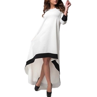 ZANZEA-Autumn-2017-Fashion-Womens-Chiffon-Maxi-Long-Dress-Patchwork-Asymmetrical-Dress-34-Sleeve-O-N-32716993079