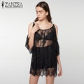 ZANZEA-Fashion-2018-Women-Bohemian-Mini-Beach-Dresses-Sexy-Ladies-Half-Sleeve-V-Neck-Elastic-Waist-S-32790783921