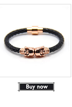 ZIG-Retail-Fashion-Genuine-Leather-Punk-Skull-Man-bracelets-amp-bangles-fashion-bracelet-for-man-jew-32321345458