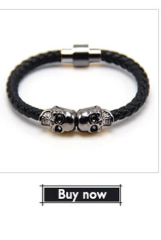 ZIG-Retail-Fashion-Genuine-Leather-Punk-Skull-Man-bracelets-amp-bangles-fashion-bracelet-for-man-jew-32321345458