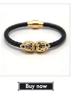 ZIG-Retail-Fashion-Genuine-Leather-Punk-Skull-Man-bracelets-amp-bangles-fashion-bracelet-for-man-jew-32321345458