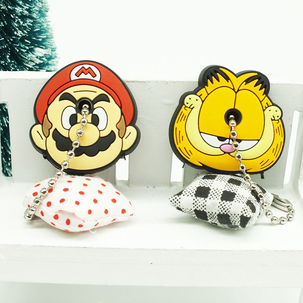 ZOEBER-Anime-Cartoon-Key-Cover-cute-Garfield-Owl-The-avengers-alliance-hero-Keychain-Silicone-Holder-32718628607