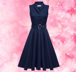 Zaful-New-S--4XL-Trendy-Plus-Size-Vintage-Women-Dress-Summer-Autumn-Elegant-Big-Swing-Dresses-With-B-32764490042