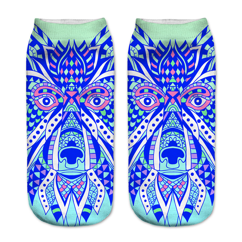 Zohra-Neon-Socks-3D-Printing-Female-Socks-Women-Low-Cut-Ankle-Socks-Calcetines-Mujer-Casual-Hosiery--32612650196