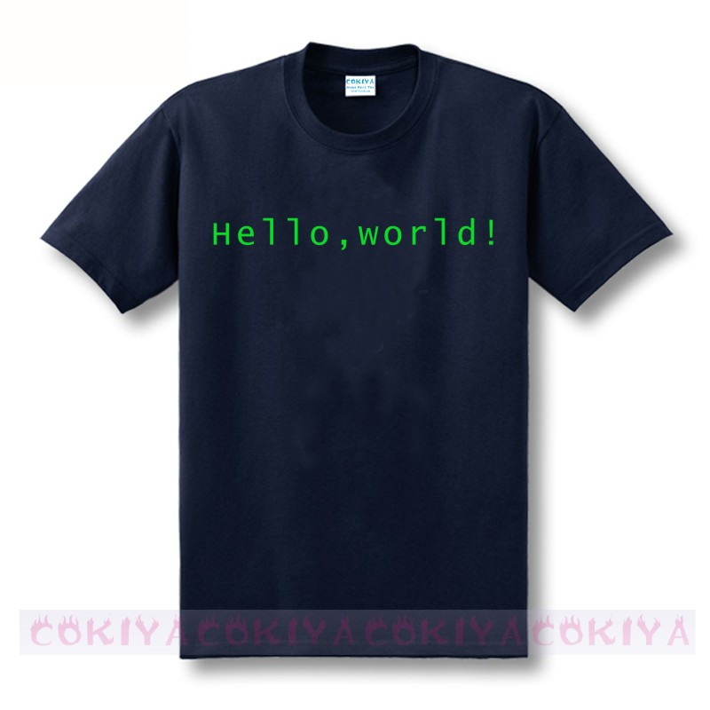 cool-design-print-Programmer-computer-T-shirt-hello-world-linux-geek-male-short-sleeve-men39s-shirt--32595197171