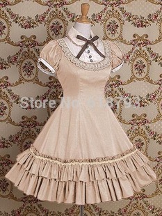 free-shipping-Beautiful-Gothic-Lolita-dress-Short-sleeve-shirtdress-for-women-Cosplay-costumes-Retro-32275433692