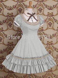 free-shipping-Beautiful-Gothic-Lolita-dress-Short-sleeve-shirtdress-for-women-Cosplay-costumes-Retro-32275433692