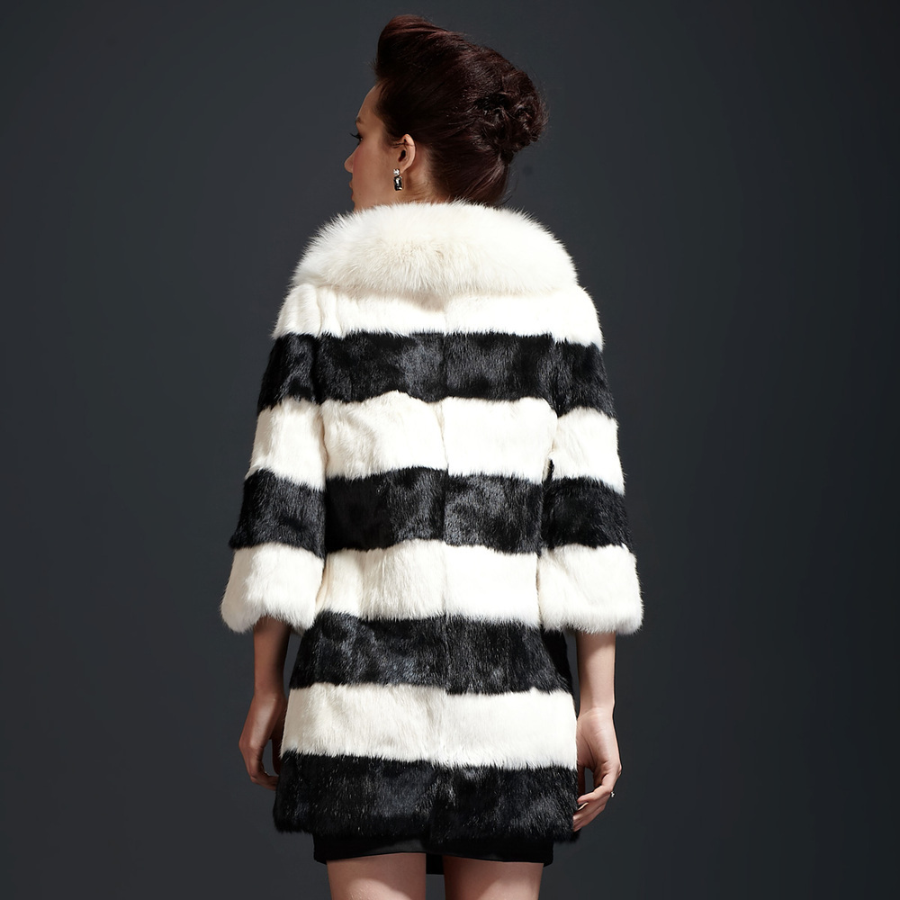 free-shipping-NEW-real-natural-genuine-rabbit-fur-coat-with-fox-fur-collar-women-long-classic-rabbit-2050647933