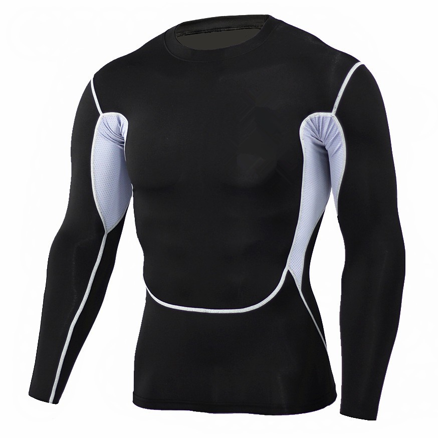 lightning-Mens-Compression-Base-Layer-Weight-Lifting-Fitness-Tight-MMA-Crossfit-Tops-Rashguard-T-shi-32783300070